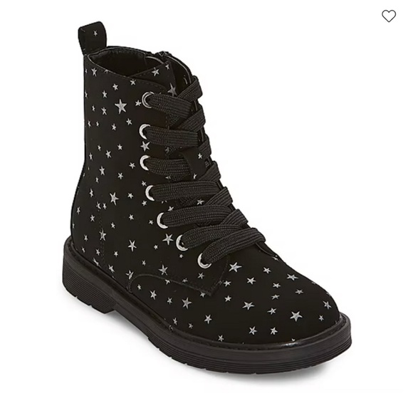 Youth Black Star Boots - Picture 1 of 4